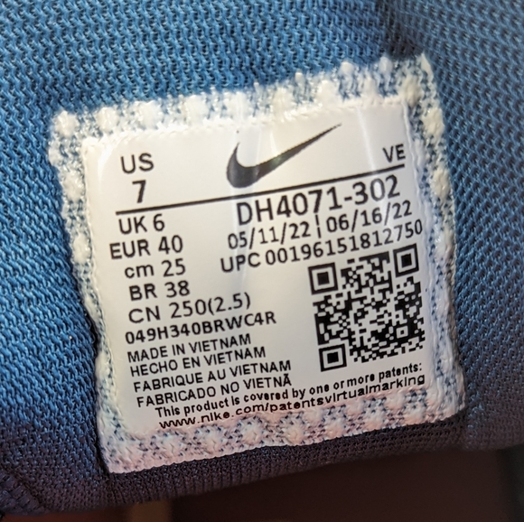 Nike Air Zoom Pegasus 39 Spruce Crimson DH4071-302 Running Sneakers Men's 7 - Picture 11 of 11